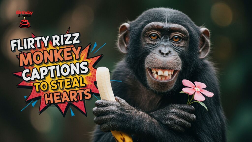 Flirty Rizz Monkey Captions to Steal Hearts 