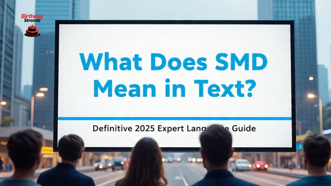What Does SMD Mean in Text