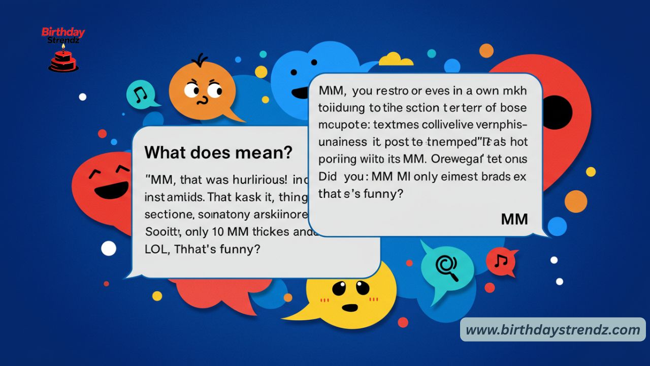 What Does MM Mean in Text
