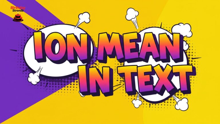 Ion Mean in Text