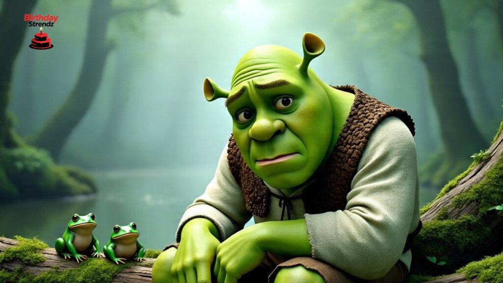 Shrek Rizz Meme Template