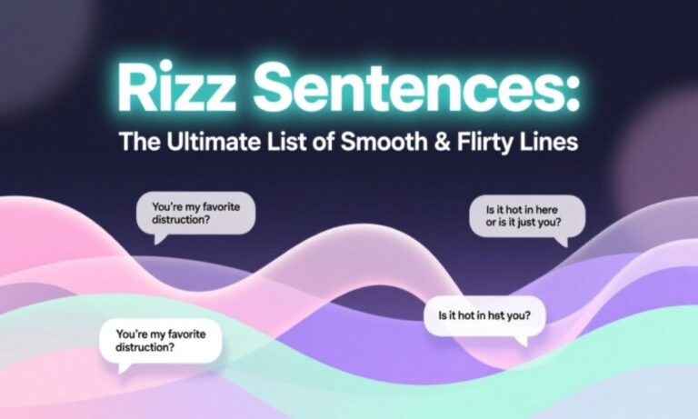 Rizz Sentences The Ultimate List of Smooth & Flirty Lines