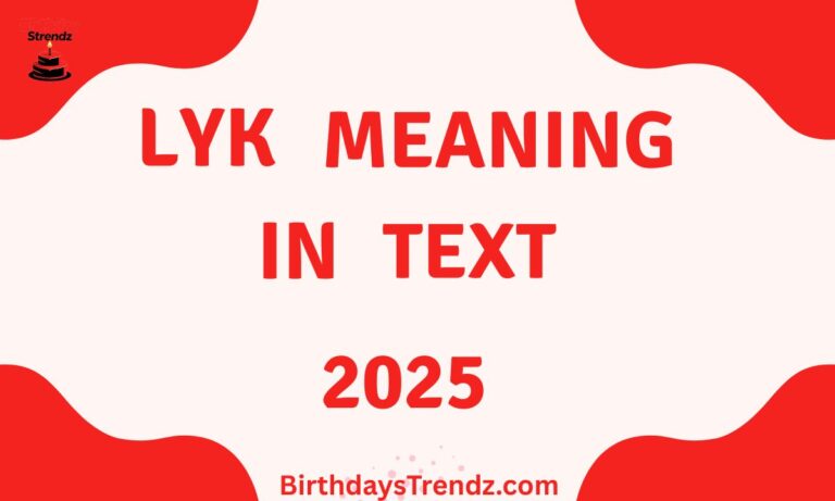 LYK Meaning In Text