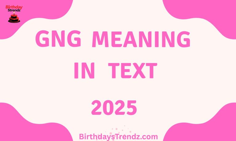 GNG Meaning In Text