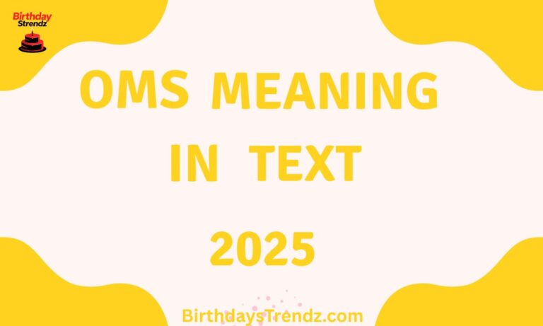 OMS Meaning in Text