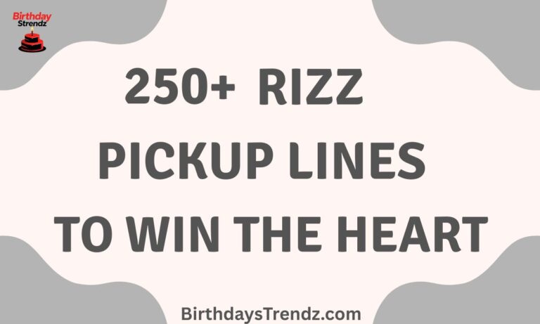 Rizz Pickup Lines