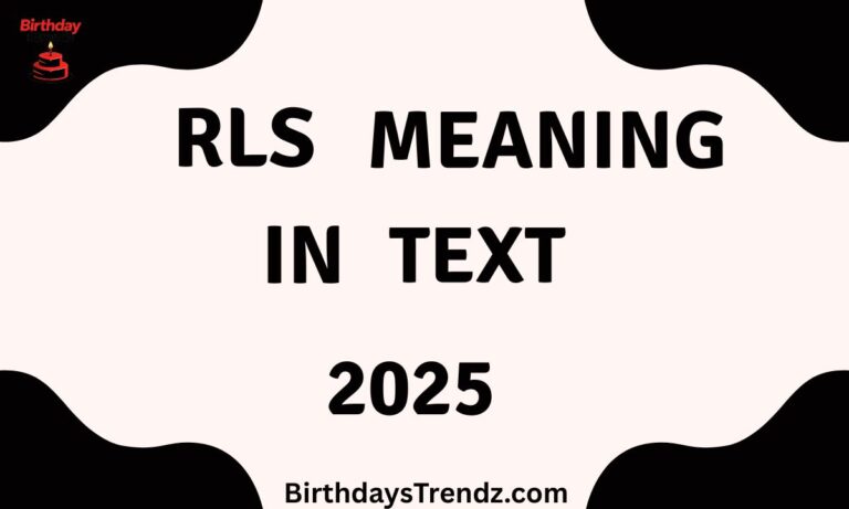 RLS Meaning In Text